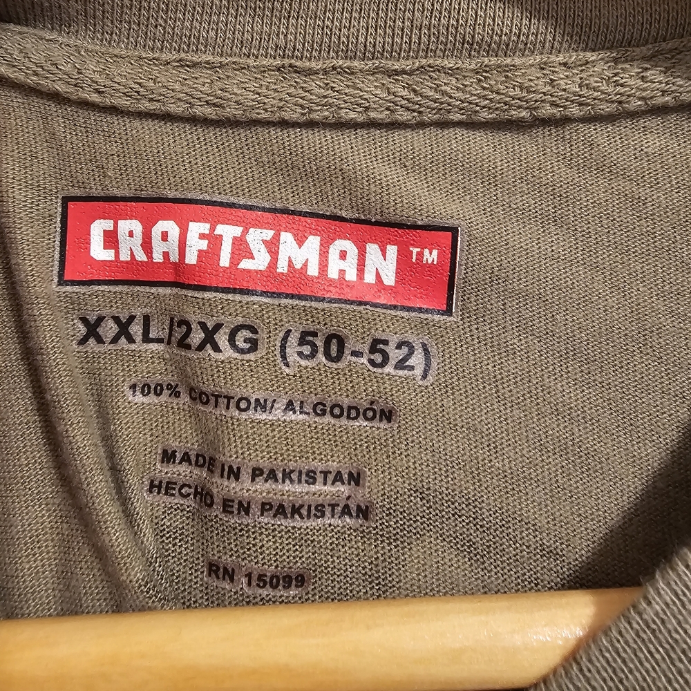 Mens Craftsman Camouflage Camo Short Sleeve Cotton T Shirt XXL - Picture 2 of 3